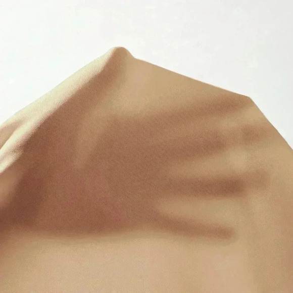 Apricot Casual Women's Solid Color Halter Neck Tank Top - Picture 5 of 6